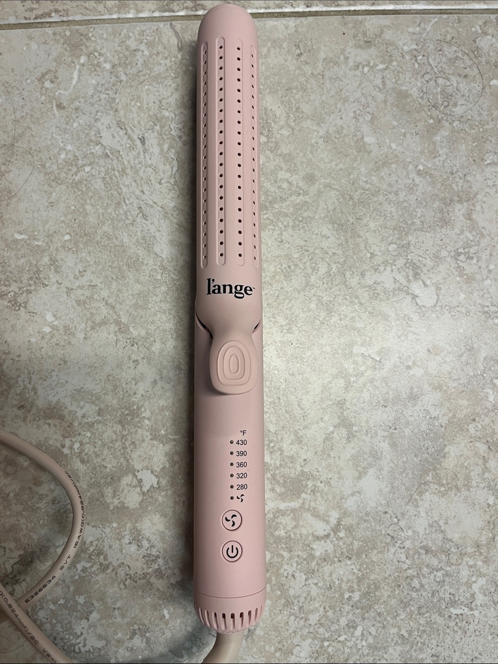 Lange Grande Pink Hair Straightening curling combo